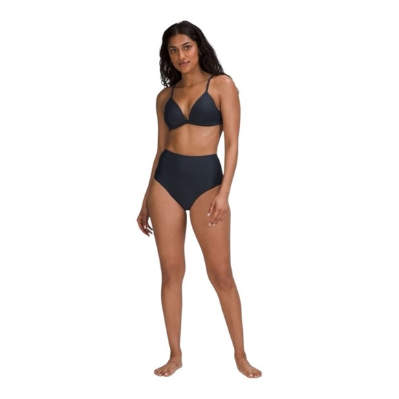 Lululemon Set: Waterside HW Skimpy-Fit Swim Bottom Sz 6 & V Swim Top *C/D Sz M - Picture 1 of 14